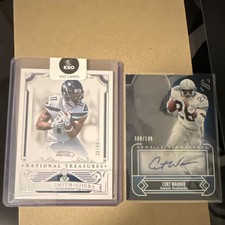 ***Seahawks***Panini 2025 Seahawks National Treasures JSN plus Kurt Warner Auto 