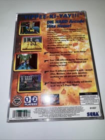 Die Hard Arcade (Sega Saturn, 1997) Authentic, with Registration Card!