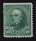 CKStamps: US Stamps Collection Scott#258 10c Webster Mint HR OG Thin