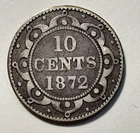 1872 Newfoundland 10 Cents — photo from another recent sale