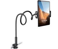 Gooseneck Tablet Mount Holder for Bed - Flexible Tablet Arm Clamp for bed - NEW