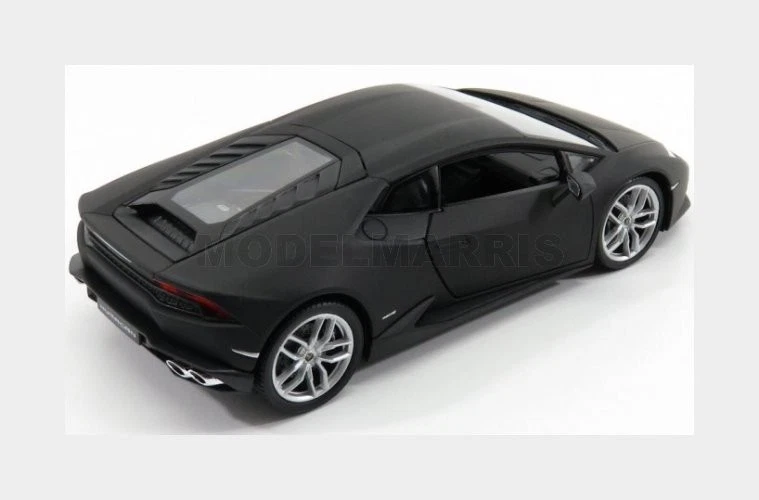 WELLY WE24056MABK LAMBORGHINI - HURACAN LP610-4 2014 - MATT BLACK - 1/24 - Immagine 2 di 2