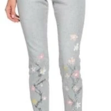 French Dressing Jeans Olivia Painted Jeans Sz 12