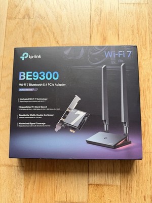 TP-Link WiFi 7 BE9300 PCIe WiFi Card for Desktop PC Archer TBE550E Tri-Band...