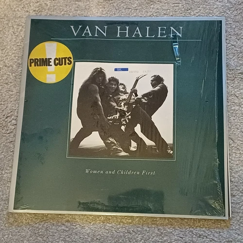 VAN HALEN WOMEN AND CHILDREN FIRST 12" VINYL  c/w POSTER EX. VINYL  SUPERB AUDIO