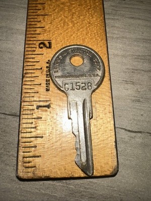 Vintage Briggs & Stratton Key #C1528 BASCO Nickel Brass