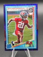Benjamin Morrison 2025 Donruss Optic Purple Shock Rookie Card #236 - Buccaneers