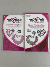 Heartfelt Creations Classic Wedding Roses Stamp Set W/dies
