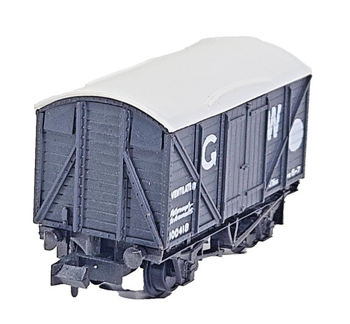 Peco Spur N GW 100719 belüfteter Kasten British Railways Modellträgerwagen ohne Karton | Zustand: Used