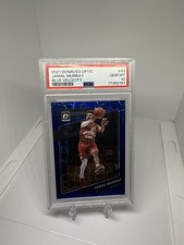 PSA 10 2021-22 Panini Jamal Murray Optic Blue Velocity Prizm Nuggets