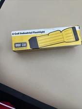 #N31- Bright Star Flashlight 2 Cell Industrial Flashlight Old Inventory Untested