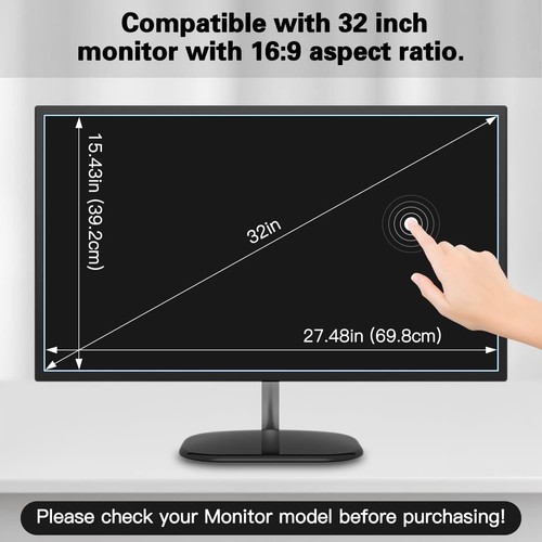 32 Inch TV Blue Light Screen Protector,Eye Protection anti Blue Light Glare - Photo 7/7