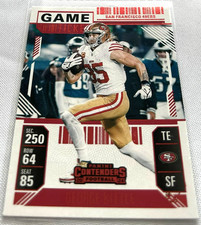 2024 Contenders Football George Kittle San Francisco 49ers Game Ticket Red #85
