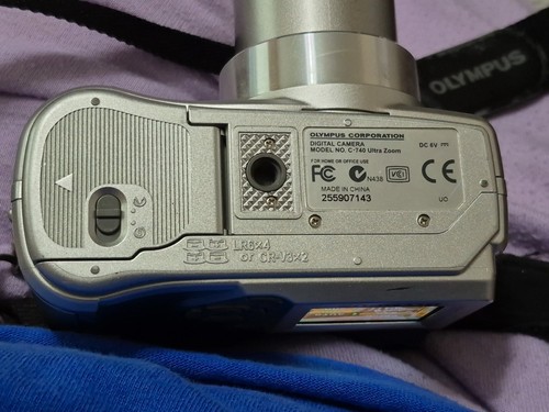 Olympus CAMEDIA C-740 Ultra Zoom 3.2MP Digital Camera - Silver TESTED WORKS - Picture 12 of 12