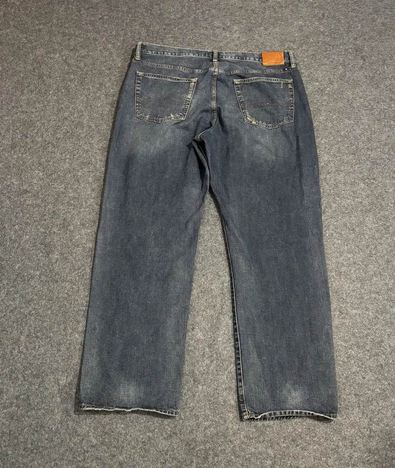 Lucky Brand Jeans Mens Size 40x32 181 Relaxed Straight Leg Blue Denim - Image 2 of 4