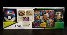 Costco Pok&eacute;mon Collector 3-Pack: Eevee Treasure Chest + 2 Poke Ball Tins