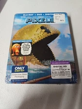 NEW SEALED PIXELS (BLU-RAY / DVD) BEST BUY EXCLUSIVE METAL PACKAGING STEELCASE