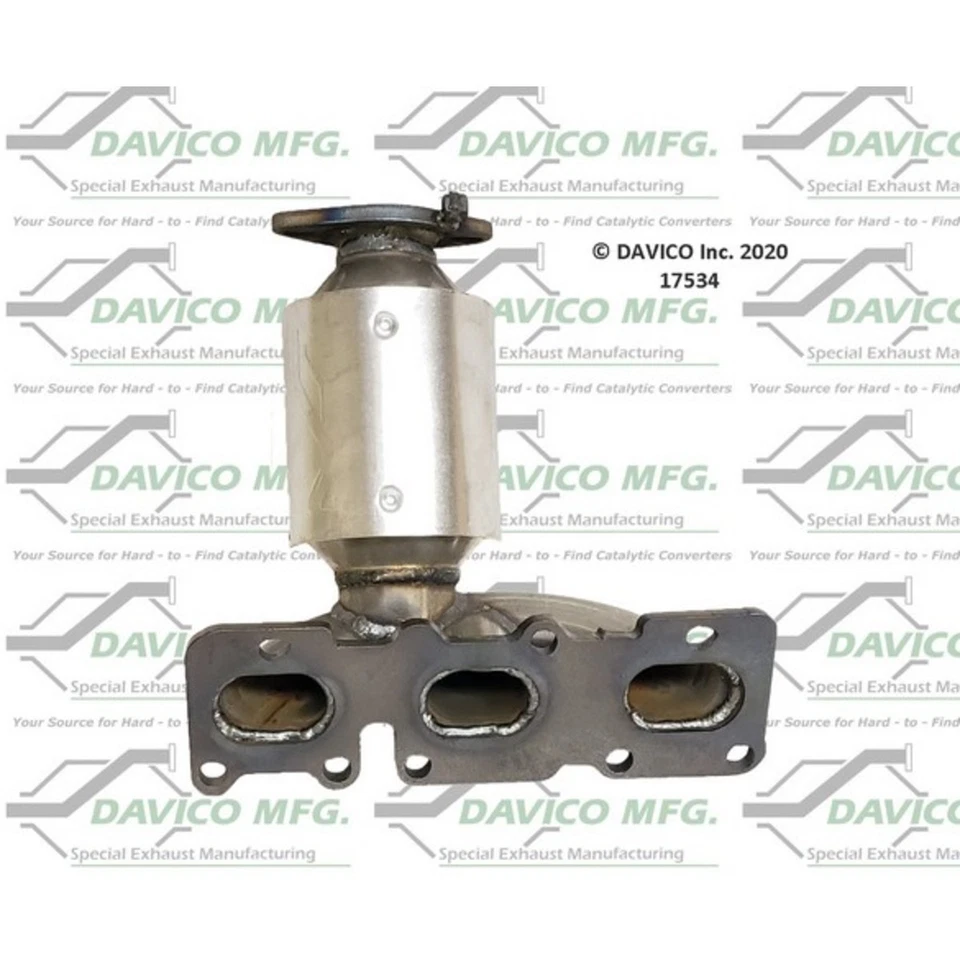 Convertidor catalítico Davico 17534 pasajero lado derecho para Kia Cadenza Foto 2 de 3