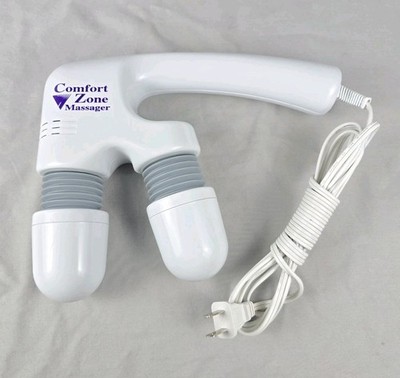 COMFORT ZONE TWIN HEAD, 2-SPEED PERSONAL VIBRATING MASSAGER THM-3 FREE SHIPPING 