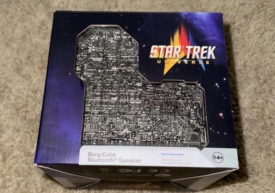 Fametek STBORG - Star Trek: The Next Generation - Borg Cube Bluetooth Speaker wi