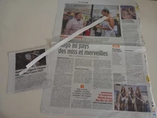 MISS FRANCE 2025 Angélique ANGARNI FILOPON Lot Articles Presse Photos Collection