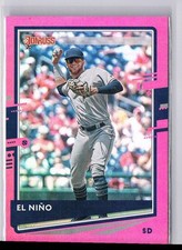 Fernando Tatis Jr 2020 Panini Donruss Nino Nickname Variation-El Nino Pink #83