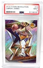 2019 Panini Revolution Refractive LeBRON JAMES Basketball Card PSA 9 MINT