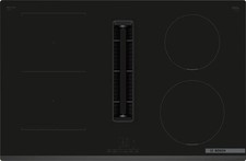 Bosch Piano Cottura 4 Fuochi Induzione con Cappa 80 cm Vetroceramica PVS831B16E