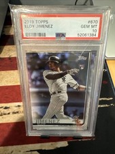 2019 TOPPS ELOY JIMENEZ RC #670 PSA 10 GEM MINT