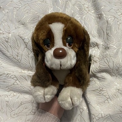 Russ Baxter Small Plush Stuffed Dog 6-14 in 1987 MPN 871 Made in Korea
