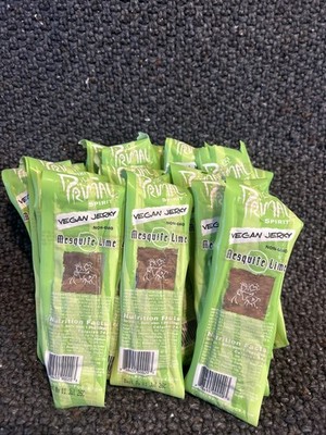 Primal Strips Meatless Vegan Jerky, 1 oz. strips (Pack of 24) Mesquite Lime 