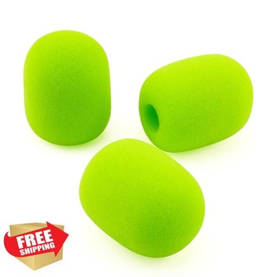 HyperX Cloud 2 Mic Covers, LEFXMOPHY Headset Windscreen 3-Pack Green