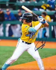 Marco Vargas Signed 2025 Brooklyn Cyclones 8x10 Photo New York Mets #17 Prospect