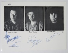 Andy Partridge XTC Signed Autograph Auto 8x10 Photo by All 3 JSA