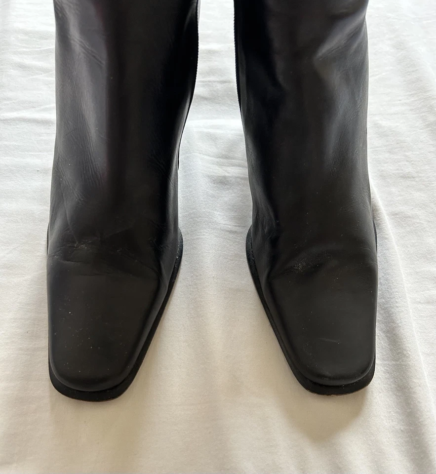 Botas de cuero negras Italia 38 1/2 Foto 4 de 4