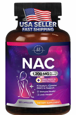 NAC Supplement - 1200Mg per Serving N-Acetyl-L-Cysteine   Optimal Absorption Imm