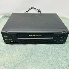 Philips Magnavox VRX363 VHS VCR Recorder Tested & Works No Remote