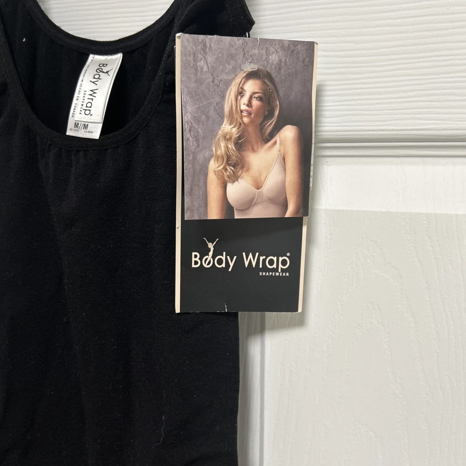 Body Wrap Firm Control Seamless Open Bust Long Leg Bodysuit Shapewear Black M NW - Image 3 of 4