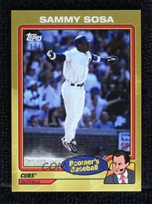 2024 Topps x Chris Berman Boomer's Baseball Gold 117/149 Sammy Sosa #40 3fe