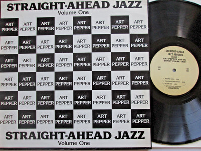 Art Pepper With Sonny Clark Trio U.S Straight Ahead Jazz Vol 1, 1953 Unissued LP