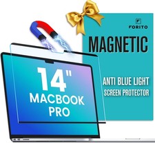 Magnetic Anti Blue Light Screen Protector for MacBook Pro 14 inch 2025-2021 