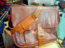 VTG Rare USPS US Leather Mail Postal Carrier Messenger Briefcase Bag  31