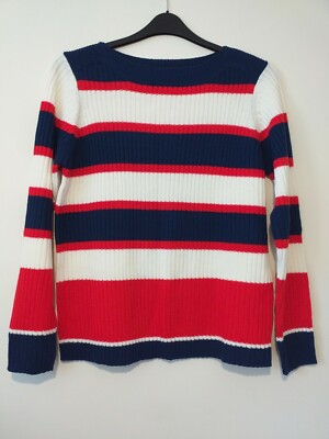 Max Studio Damen Strickpullover Mehrfarbig Größe 12/14 