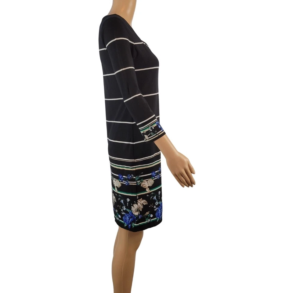 White House Black Market Shift Dress Black Size XS - Image 2 of 4