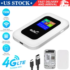 4G LTE Wireless Router Dongle Pocket Mobile Broadband WIFI SIM Unlocked Card USA