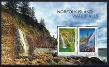 2017 Norfolk Island SG#1268 Waterfalls Cascade Creek mini sheet Mint MUH MNH