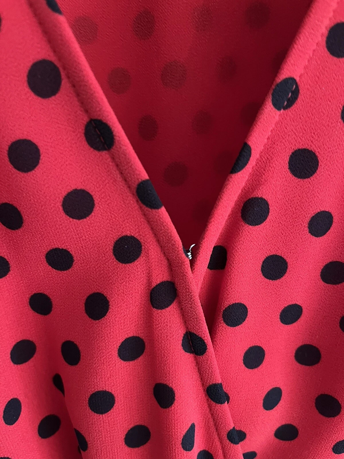 Abito Michael Kors taglia media rosso e con pois neri abito donna