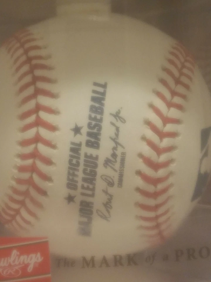 卢克·斯科特签名棒球亲笔签名 mlb 球亲笔签名 romlb rmlb 官方太空人 — 第 2/2 张图片