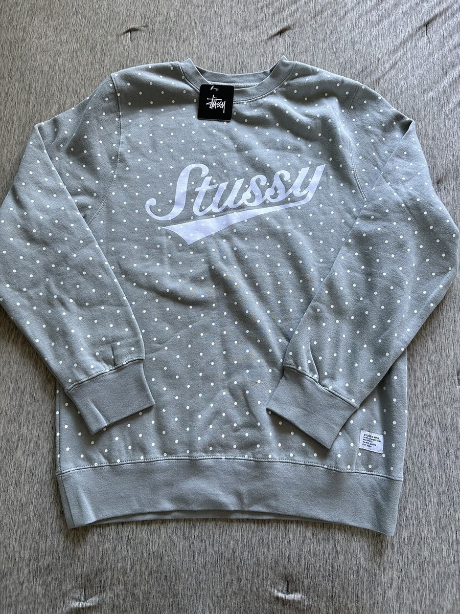 Stussy Sweatshirt Polka Dot Y2K Vintage Graphic Sweater Stussy Sweatshirt Polka Dot Y2K Vintage Graphic Sweater