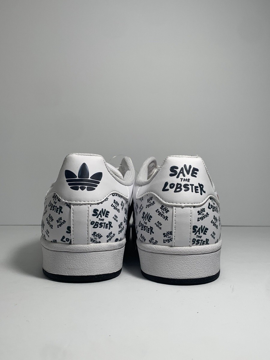 Adidas Superstar Save The Lobster 9.5 Men Sneakers Adidas Superstar Philip Colbert Low Mens Shoes White GX7996  main image 3